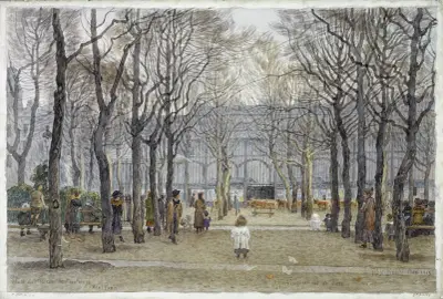 La place du marché Montrouge, Félix Brard
