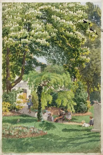 Square de la Mairie du XIVème arrondissement, 1917, Félix Brard