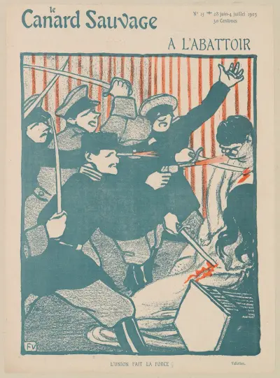 Zum Schlachthof von Félix Vallotton