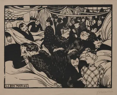 Bon Marché av Félix Vallotton