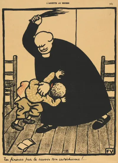 Verbrechen und Strafen; du wirst es lernen… von Félix Vallotton