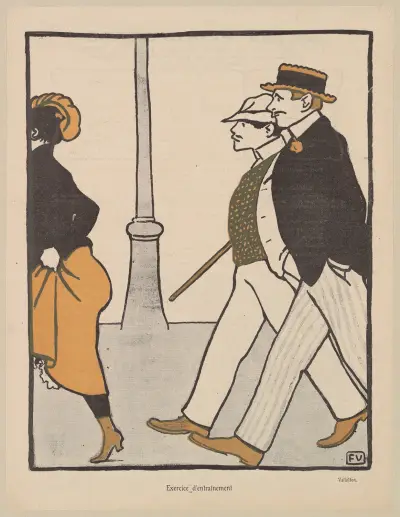 Tréninkové cvičení, Félix Vallotton