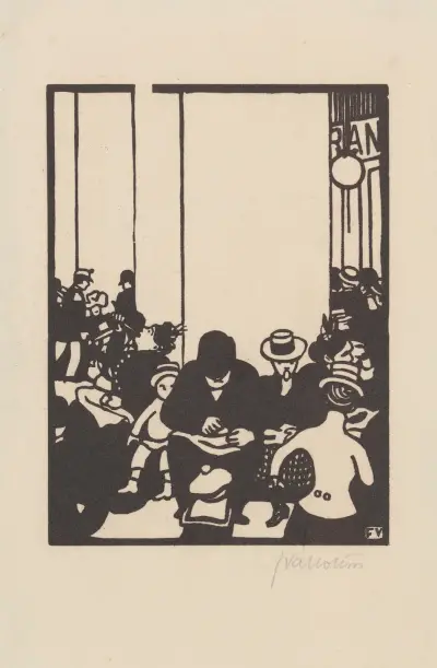 Five O’Clock (Cinq heures), 1901 av Félix Vallotton