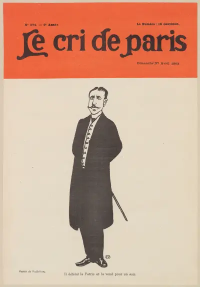 Broni Ojczyzny i sprzedaje ją za grosz, Félix Vallotton