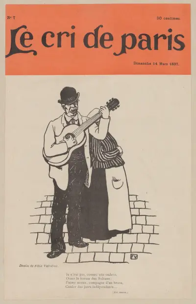 Jag ska inte gå, som en slavinna… av Félix Vallotton