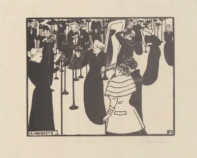 La Modiste von Félix Vallotton