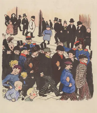 La rue av Félix Vallotton