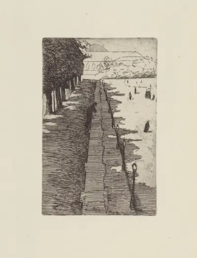 La terrasse av Félix Vallotton