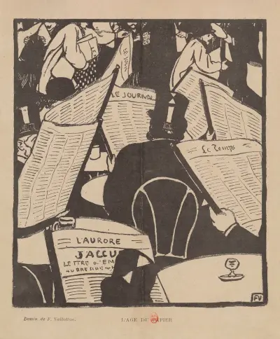L’Age du Papier, 1898 av Félix Vallotton