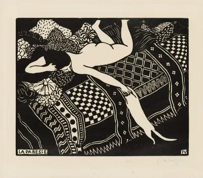 Laziness av Félix Vallotton