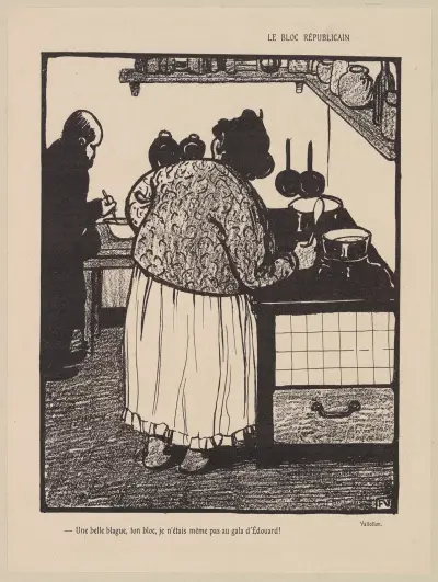 Le Bloc Républìcain av Félix Vallotton
