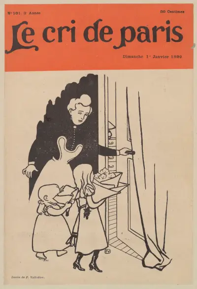 Le Cri de Paris – Dimanche 1 Janvier 1899 av Félix Vallotton
