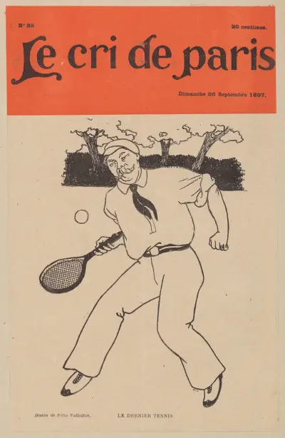 Le dernier tennis, 1897 – nr 1 av Félix Vallotton