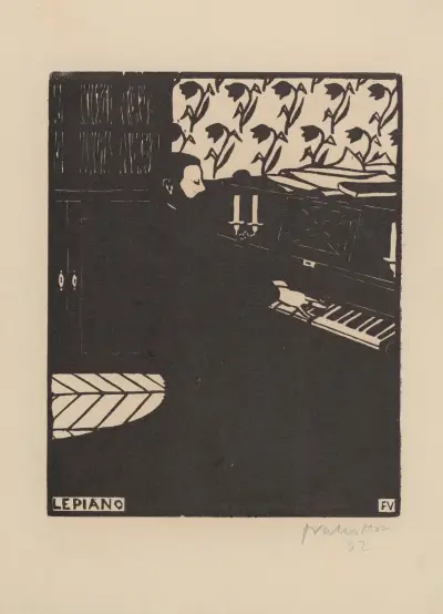 Das Klavier von Félix Vallotton