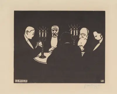 Le poker av Félix Vallotton