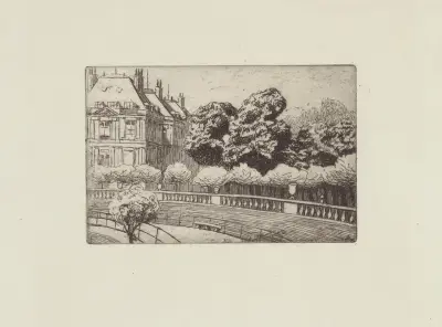 Senat widziany z Luksemburga, Félix Vallotton