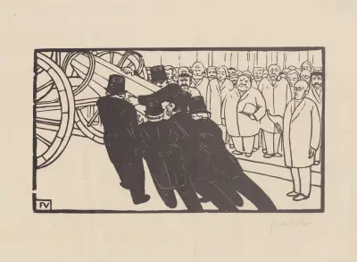 Die Totengräber von Félix Vallotton