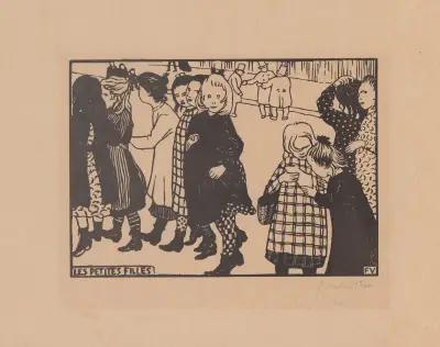 Kleine Mädchen von Félix Vallotton