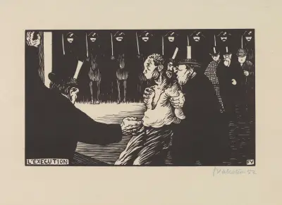 L’exécution av Félix Vallotton