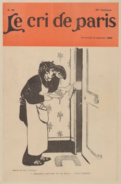 Monsieur, oto wasz Cri de Paris... i 1 stycznia, Félix Vallotton