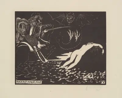 Roger und Angelique von Félix Vallotton