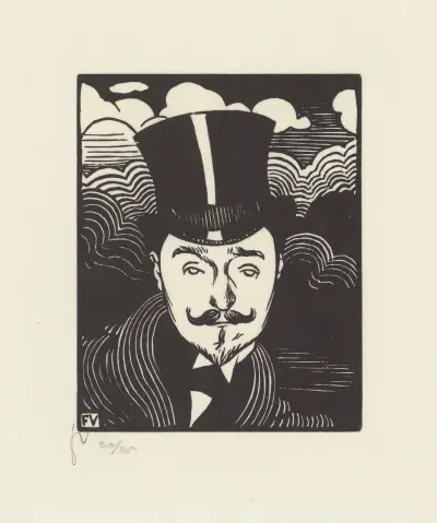 Romain Coolus av Félix Vallotton