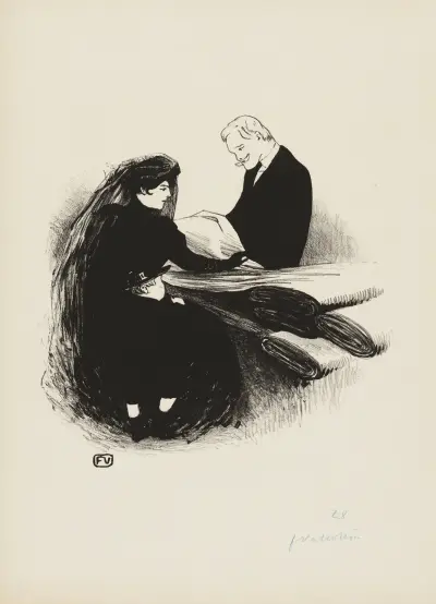 The Latest Fashion av Félix Vallotton