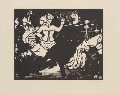 Orgien, Félix Vallotton