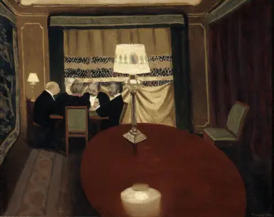 Das Pokerspiel von Félix Vallotton