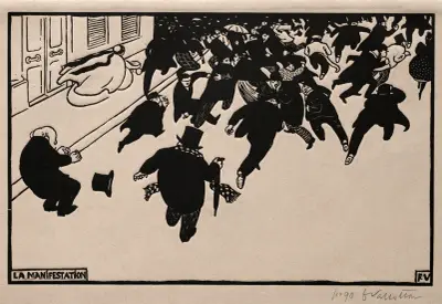 The Protest av Félix Vallotton