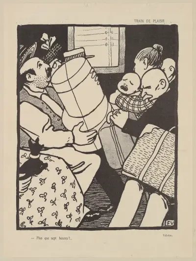 Požitkový vlak, Félix Vallotton