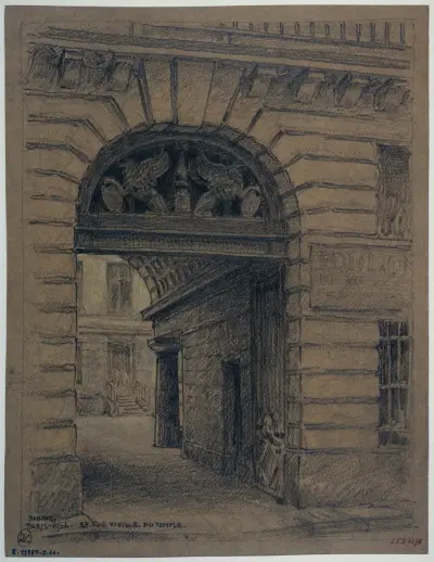 La maison nº24 de la rue Vieille-du-Temple von Ferdinand Boberg