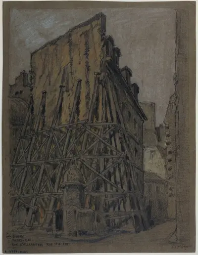 La rue d’Alexandrie et la rue Sainte-Foy von Ferdinand Boberg
