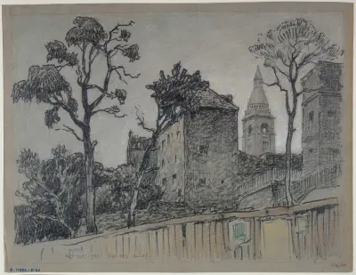La rue des Saules, 1925 von Ferdinand Boberg