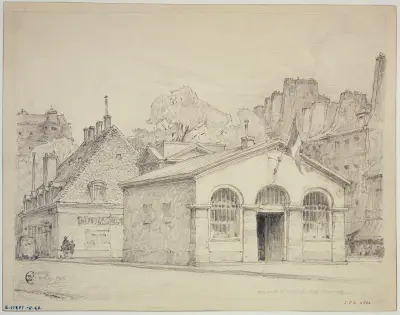 La rue du Faubourg Saint-Antoine et la rue de Montreuil von Ferdinand Boberg