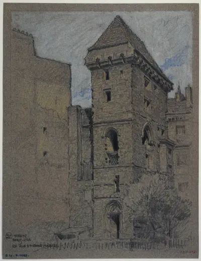 La tour de Jean-sans-Peur, 20 rue Etienne Marcel von Ferdinand Boberg