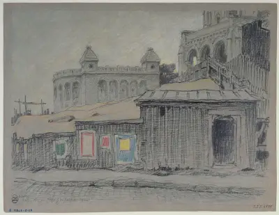 Le parvis du Sacré Cœur von Ferdinand Boberg