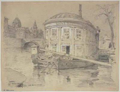 Les bains Vigier au Pont-Neuf von Ferdinand Boberg