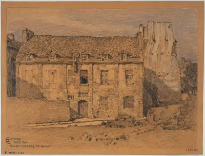 Maison, rue du Cimetière Saint Benoit von Ferdinand Boberg