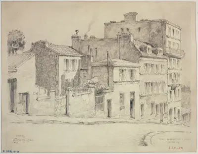 Place Jean-Baptiste Clément à Montmartre von Ferdinand Boberg