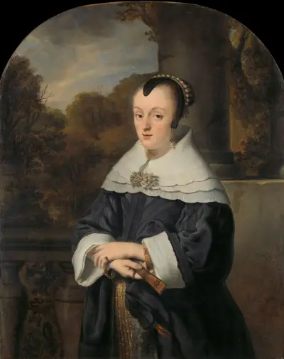 Portrait of Maria Rey von Ferdinand Bol