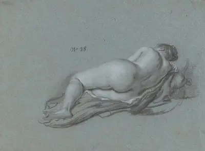 Reclining Female Nude von Ferdinand Bol