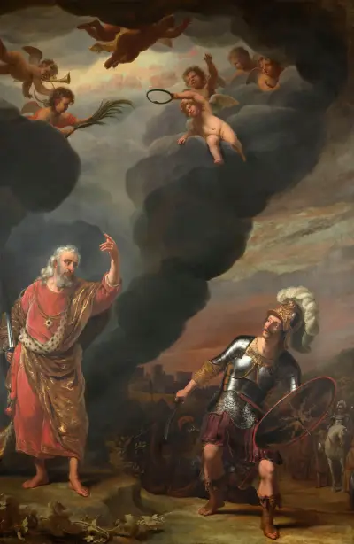 The Captain of God’s Army Appearing to Joshua von Ferdinand Bol