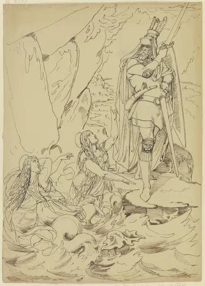 Hagen and the Danube Mermaids av Ferdinand Fellner