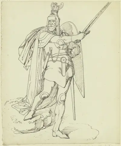 Hagen s taseným mečem, Ferdinand Fellner