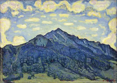 Landschaft in den Schweizer Alpen av Ferdinand Hodler