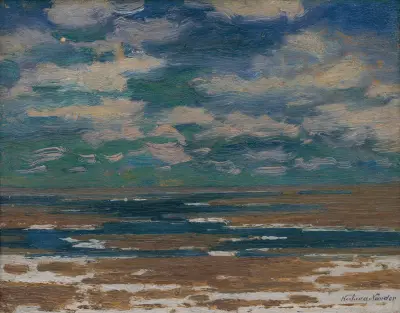 Landscape with Spring Clouds av Ferdinand Katona