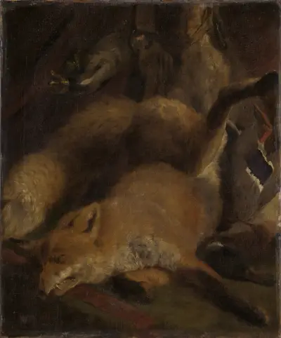 Jagdstilleben av Ferdinand Keller