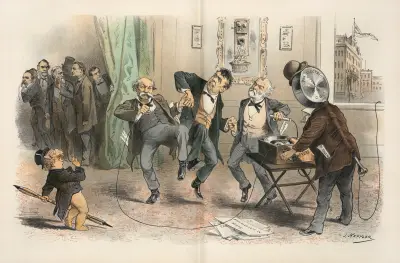 Don’t they wish they had never taken hold of it! av Joseph Ferdinand Keppler