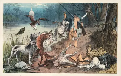 Puck’s political hunting-ground — how he has made game of the politicians av Joseph Ferdinand Keppler